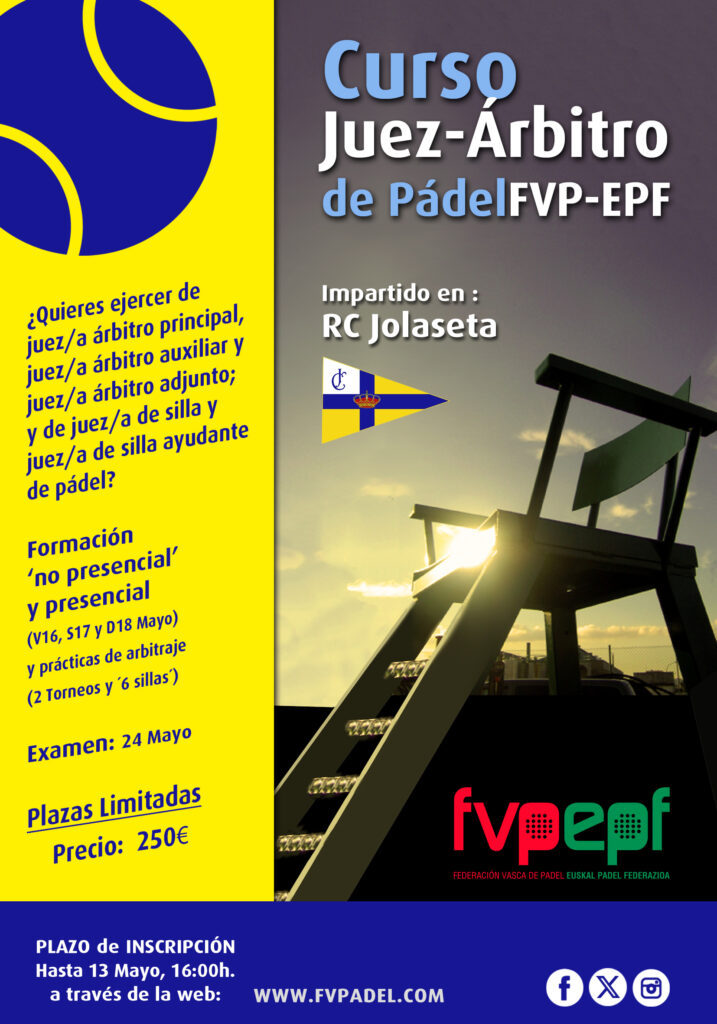 FVP-Cartel-curso-juez-arbitro-padel-2025