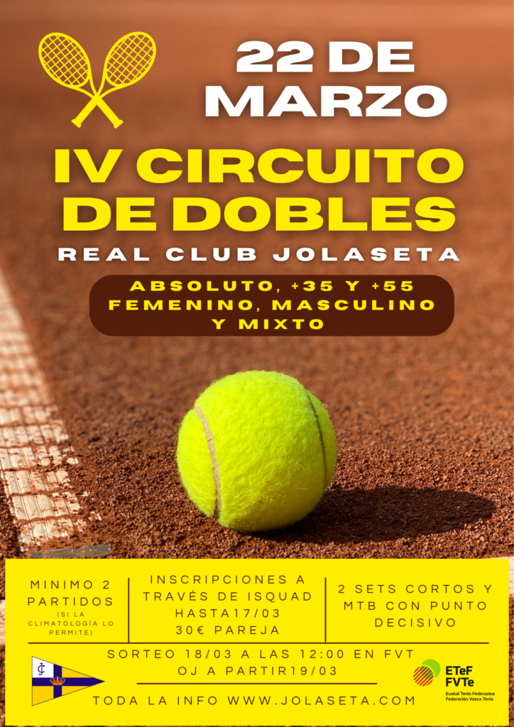 Póster de Torneo de Tenis Deportivo Amarillo Marrón